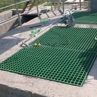 Grille en maille FRP antidérapante, ignifuge et stabilisée aux UV pour usine chimique industrielle de première qualité