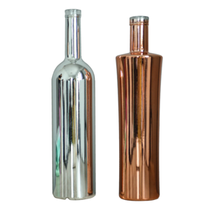 Bouteilles rondes en verre de spiritueux personnalisées de 50ml à 1 litre de capacité vide pour Gin Rum Tequila Vodka avec bouchon en liège - Product Image 6