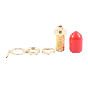 ขั้วต่อขั้วต่อขั้วขั้วต่อขั้วขั้วขั้วขั้วต่อสายตัวผู้ตัวเมียสีทอง RF แบบ SMA-KYB2ทองเหลืองล้วนสำหรับ RG405 086 - Product Image 1