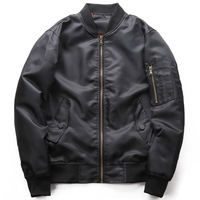 Veste bomber MA-1 OEM ODM, fabrication sur mesure, broderie et impression personnalisées, veste de pilote pour homme, streetwear et vêtements de plein air