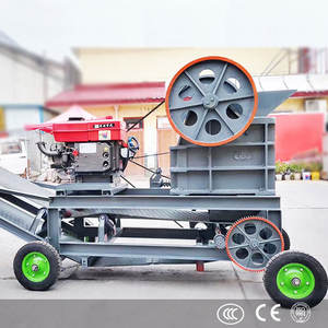 Trituradora de Piedra Portátil Pequeña para Minería de Oro en Nigeria, Planta de Trituración de Mandíbulas Económica con Motor, Caja de Cambios y Componentes Principales - Product Image 2