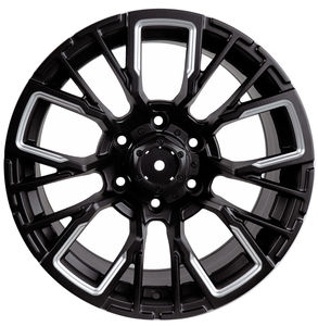 Nouvelles jantes en alliage usiné noir mat robustes <span class=keywords><strong>de</strong></span> 17-18 <span class=keywords><strong>pouces</strong></span> JT256 5x114.3/6x139.7 Jantes tout-terrain pour camions 4x4/SUV/camping-cars/camping-cars - Product Image 1