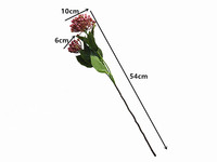 2 Têtes de Branches Artificielles Faites à la Main en Plastique, Hortensias et Baies, pour Décoration de Table Mariage, Maison, Fête - Vente en Gros