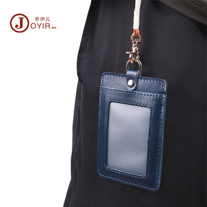 Joyir Genuine <b>Leather</b> Keychain Lanyard Oval Shape Durable <b>Key</b> Pendant Gift - Product Image 3