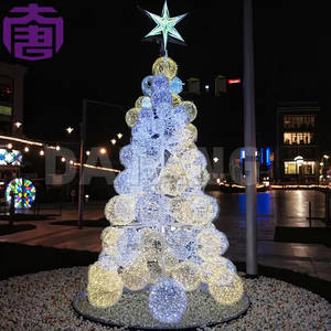 Luces de torre de árbol de Navidad comerciales personalizadas para exteriores, adecuadas para centros comerciales y hoteles - Product Image 5