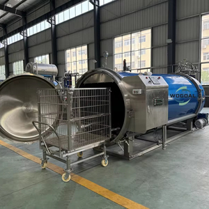 เครื่องนึ่งฆ่าเชื้อสำหรับใส่ขวดอาหารหม้อนึ่งอัดไอน้ำแบบดั้งเดิมจากโรงงาน - Product Image 1