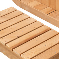 Sauna extérieur commercial pour 2 personnes - Sauna sec et humide en cèdre rouge FSC, distribution uniforme de la chaleur, OEM disponible pour les stations balnéaires de luxe