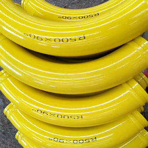 Coude de pompe à béton Dn125 5.5 ''Tuyau de courbure <span class=keywords><strong>R500</strong></span> Coude de pompe à béton à long rayon - Product Image 2