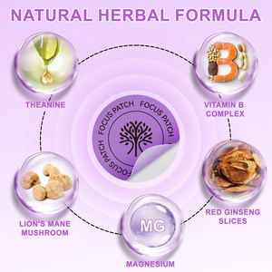 Acentiallabs 개인 라벨 OEM 30 팩 자연 채식 방수 초점 경피 패치 어린이 성인 집중 - Product Image 2