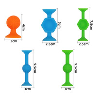 Ventouses en silicone fléchettes ventouses et musique couleurs écologiques jouets à empiler en silicone jouets sensoriels jouets à empiler pour bébé ma
