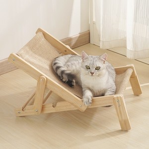 <span class=keywords><strong>Arbre</strong></span> <span class=keywords><strong>à</strong></span> <span class=keywords><strong>chat</strong></span> en bois massif et sisal avec coussin inclinable réglable et remplaçable, style moderne grand luxe, utilisation toutes saisons, origine Chine - Product Image 2