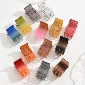 Vintage gradazione cinque denti fermaglio per capelli fermaglio per le donne mollette coda di cavallo titolare temperamento copricapo accessori per capelli - Product Image 3