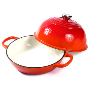 Horno holandés <span class=keywords><strong>de</strong></span> <span class=keywords><strong>hierro</strong></span> <span class=keywords><strong>fundido</strong></span> esmaltado <span class=keywords><strong>de</strong></span> primera calidad <span class=keywords><strong>para</strong></span> cacerolas <span class=keywords><strong>para</strong></span> hornear <span class=keywords><strong>pan</strong></span> Utensilios <span class=keywords><strong>de</strong></span> cocina - Product Image 5