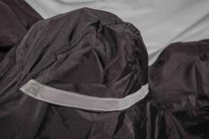 Couverture durable 210D 300D 420D Polyester Oxford Luxe Nuit Conception Réfléchissante Étanche à la poussière pour moto Auvents Garages - Product Image 4