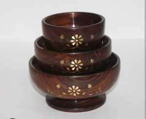 Bols en bois les plus vendus pour centre de table, bols de service modernes pour bonbons, chocolats, snacks, fournisseur en gros pour la maison et l'hôtellerie - Product Image 1