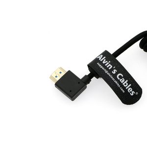 Cables Alvin 8K 2.1 de Alta Velocidad, Cable Trenzado en Espiral, Macho a Macho, Recto y en Ángulo Recto, para <span class=keywords><strong>Atomos</strong></span> Ninja <span class=keywords><strong>V</strong></span>, Portkeys BM5 - Product Image 3