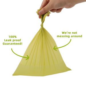 2025 Eco-Friendly <b>Compostable</b> Biodegradable Leak Proof Pet Waste Disposal Poop <b>Bags</b> for Dog Waste Cornstarch - Product Image 5