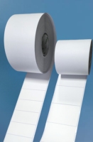Usine en gros étiquette vierge autocollant Nylon taffetas ruban blanc largeur auto-adhésif nylon taffetas ruban rouleau pour vêtement
