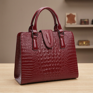 Bolso de Mano Tipo Clutch de Cuero Genuino de Alta Calidad BS INTERNATIONAL para Mujer, con Cierre, Múltiples Correas, Impermeable, Ligero y Grande - Product Image 5