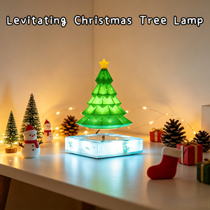Lampe de Noël à lévitation magnétique prix usine, veilleuse flottante ABS à brancher, décoration de Noël, cadeau - Product Image 1