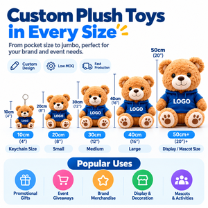 Mascotas de Peluche Personalizadas OEM, Muñecos de Peluche Personalizados, Muñecos Corporativos para Eventos de Merchandising de Marca y Regalos Promocionales - Product Image 5