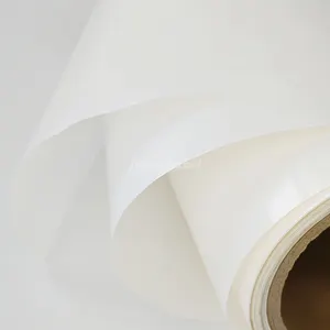 Trắng glassine phát hành giấy Jumbo Rolls với Silicone tráng lót Vật liệu 40gsm 50gsm 60gsm