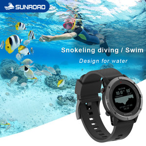 นาฬิกาอัจฉริยะ Sunroad New <span class=keywords><strong>T3</strong></span> Smart GPS Sport Watch หน้าจอ LCD กันน้ำ 10 ATM พร้อมเข็มทิศ วัดอัตราการเต้นของหัวใจ สำหรับว่ายน้ำ ไตรกีฬา และติดตามการออกกำลังกาย - Product Image 5