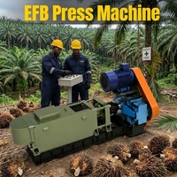 EFB-persmachine voor palmoliemolens in Afrika, Nigeria, Indonesië, Maleisië, voor het ontwateren van lege vruchtenbundels voor biomassa brandstof