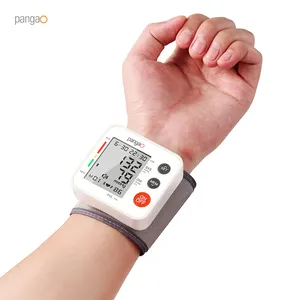 Pantalla LCD digital Esfigmomanómetro automático Muñeca Máquina electrónica BP Monitor de presión arterial