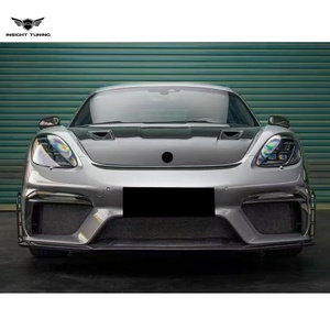 Kit carrosserie Hot Selling Carbon <span class=keywords><strong>GT4</strong></span> <span class=keywords><strong>RS</strong></span> GT4RS pour <span class=keywords><strong>Porsche</strong></span> <span class=keywords><strong>718</strong></span> 982 Cayman <span class=keywords><strong>Boxster</strong></span> Facelift - Kit de conversion avec aileron et pare-chocs - Product Image 2