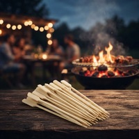 Vente directe usine en gros : Brochettes en bambou pour barbecue, fruits, usage alimentaire sûr, prix spécial pour la maison