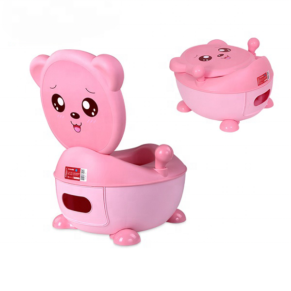 Cute Comfortable Freestanding Plastic Urinal Baby Potty