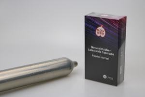 Extra genoppte Latex-Kondome für Männer, SABS-zertifiziert, mit hochsichtbarem Punktdesign für maximalen sensorischen Genuss - Product Image 4