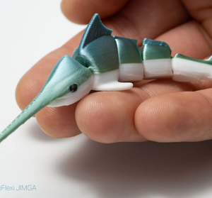 Modèle de poisson-sabre articulé imprimé en 3D, simulation d'impression 3D, impression PLA, personnalisable, peut être imprimé en lots, impression 3D personnalisée - Product Image 5