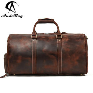 Andong Leather New Fashion Top-Handle <b>Bag</b> <b>for</b> <b>Men</b> Grazy Horse Leather Retro Large Capacity Gym <b>Bags</b> <b>Travel</b> <b>Bags</b> - Product Image 1