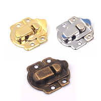 Petit loquet de verrouillage antique pour vieille boîte à bijoux en bois élégante