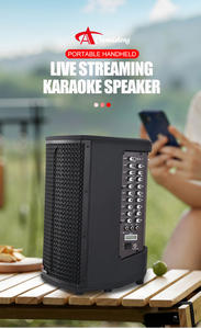 Oumeisheng-K8 Enceinte portable extérieure sans fil 5.0 en bois de 8 pouces avec batterie de plus de 10000 mAh pour téléphone portable et ordinateur - Product Image 6