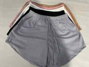 Vente en gros de shorts de course bon marché pour femmes, pantalons d'été minces et amples, décontractés, <span class=keywords><strong>grande</strong></span> <span class=keywords><strong>taille</strong></span>, jambes larges, <span class=keywords><strong>taille</strong></span> haute, pantalons de sport - Product Image 5