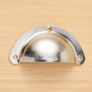 Furniture Handle Oval Iron Cabinet Handle Antique Bronze <b>Silver</b> Plated Durable Chinese Style 301 - Product Image 4