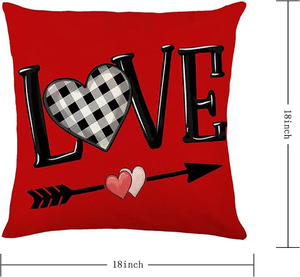 Housses de coussin imprimées personnalisées décorations de Saint Valentin <span class=keywords><strong>mots</strong></span> d'amour housse de coussin à sublimation pour filles amies - Product Image 4