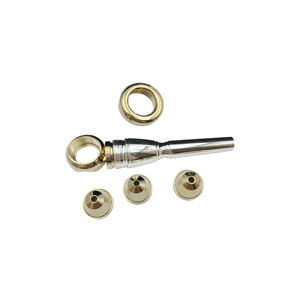 Juego de Boquillas de Trompeta de Latón y Cobre de Alta Calidad SEASOUND, Plateado para <span class=keywords><strong>Corneta</strong></span> MPTR401S1, Accesorios para Instrumentos Musicales - Product Image 5