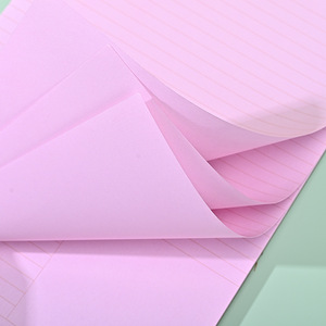 Customized Classic Square Shape Kraft Paper Student Stationery Blank Upper Horizontal Line <b>Memo</b> <b>Pad</b> Loose Leaf Notepad for Home - Product Image 3