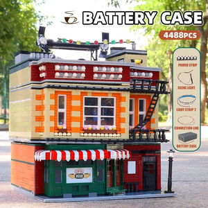 Mould King 16014 4488PCS Serie Street View, Cafetería Old Friends, Bloques de Construcción, Modelo de <span class=keywords><strong>Casa</strong></span>, Juguete Educativo Técnico, <span class=keywords><strong>Regalo</strong></span> Festivo - Product Image 5