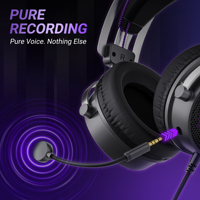 Casque stéréo ouvert sur les oreilles FIFINE H18V, filaire avec micro détachable, casque de studio pour l'enregistrement, podcast, DJ
