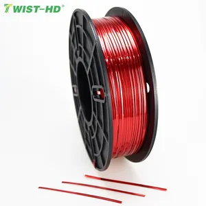 VENDA QUENTE fornecimento de fábrica 1000 Metros Spool Twist Gravatas Metallic PET Film Coated Wire Tie Gold Wire for Bakery pirulito