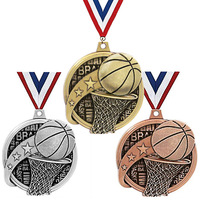 Medallas de premio para danza creativa, medallas de baloncesto escolar, medallas en blanco, medallas deportivas, cintas personalizadas exquisitas, metal duradero al por mayor
