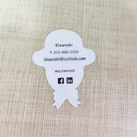 Cartes de visite en PVC découpées sur mesure, carte de membre VIP avec impression offset pour l'image de marque personnelle