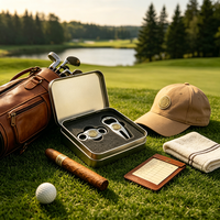 Coupe-cigares professionnel de table, gravure personnalisée ou camouflage, coupe-cigares en acier inoxydable, marqueur de balle de golf avec logo personnalisé