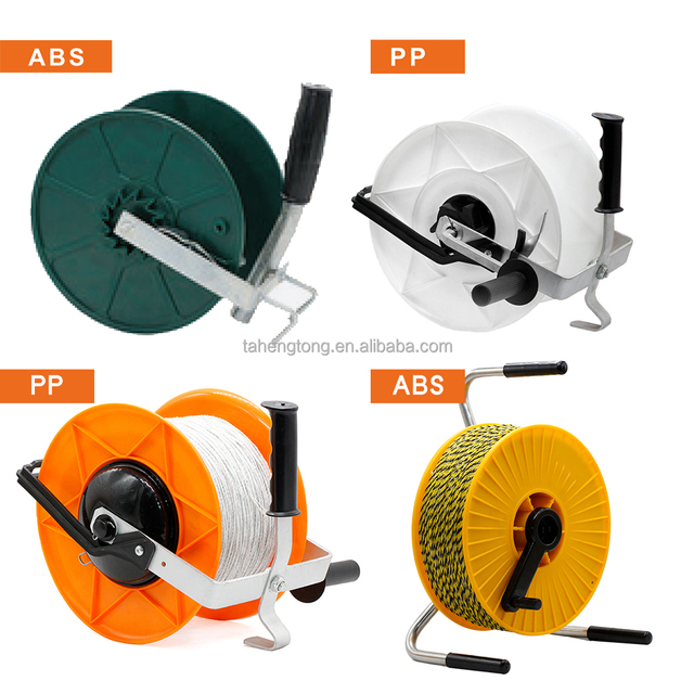Sturdy Plastic Electric Fence Wire Reel for Polywire and Tape Systems Crowd Control Fence Accessories
