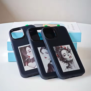 Étui <span class=keywords><strong>de</strong></span> téléphone intelligent NFC <span class=keywords><strong>de</strong></span> luxe AilesTecca avec écran <span class=keywords><strong>photo</strong></span> E Ink, étui <span class=keywords><strong>de</strong></span> téléphone électronique E Ink pour iPhone 16 15 14 13 12 Series - Product Image 2